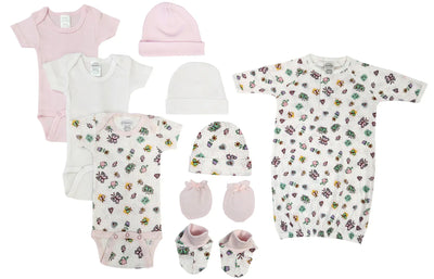 An image displaying Newborn Baby Girl 9 Piece Sets by Bambini