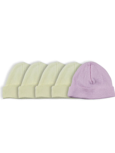An image displaying Girls Baby Cap (pack Of 5) by Bambini