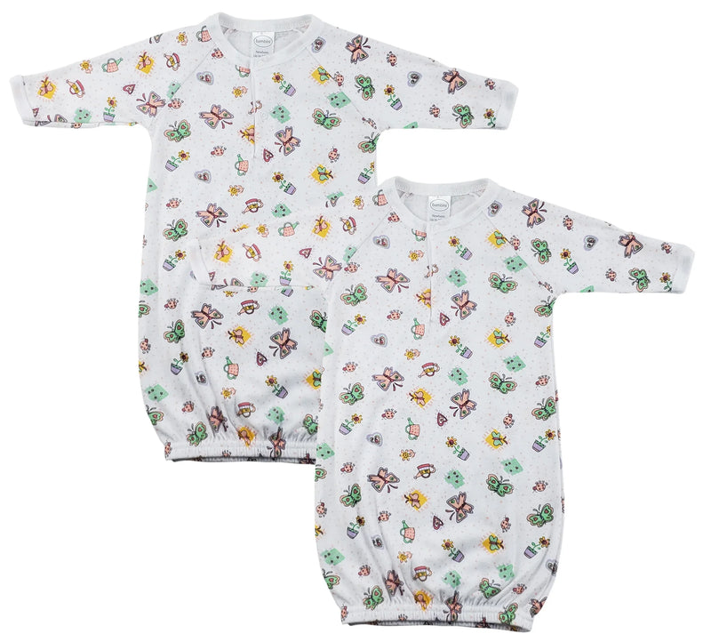 An image displaying Infant Gowns - 2 Pack by Bambini