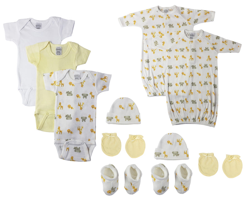 An image displaying Unisex Newborn Baby 11 Piece Sets by Bambini