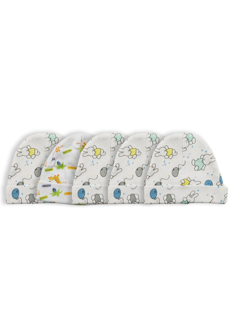 An image displaying Baby Cap (pack Of 5) by Bambini