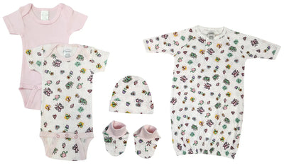 An image displaying Newborn Baby Girl 5 Piece Sets by Bambini