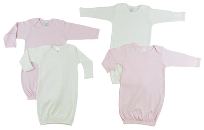 An image displaying Infant Gowns - 4 Pack by Bambini