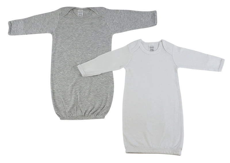 An image displaying Newborn Baby Girls 2 Piece Gown Set by Bambini