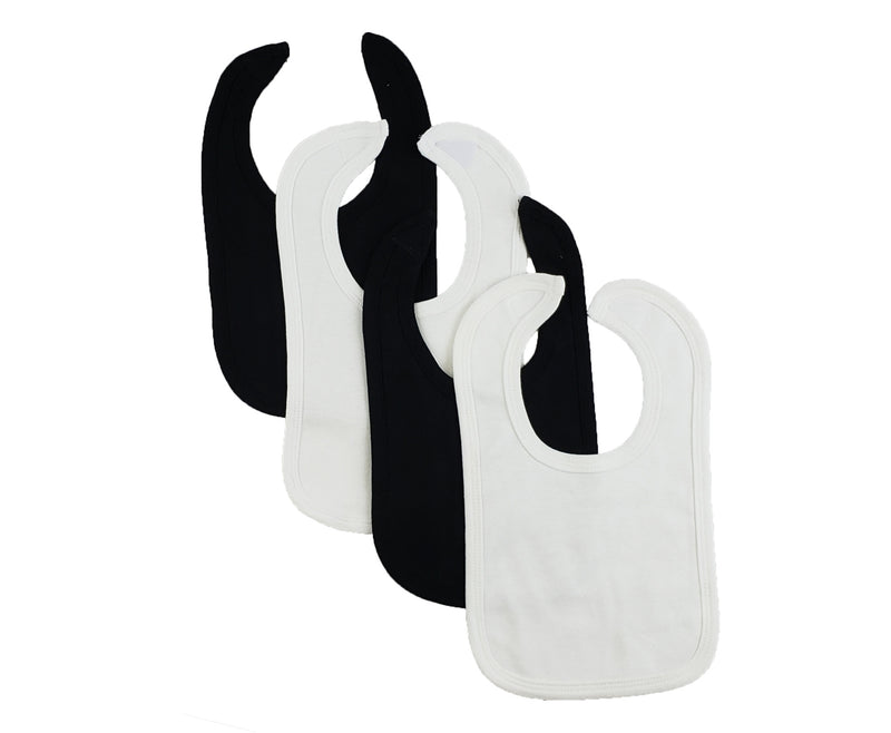 An image displaying 4 Baby Bibs by Bambini