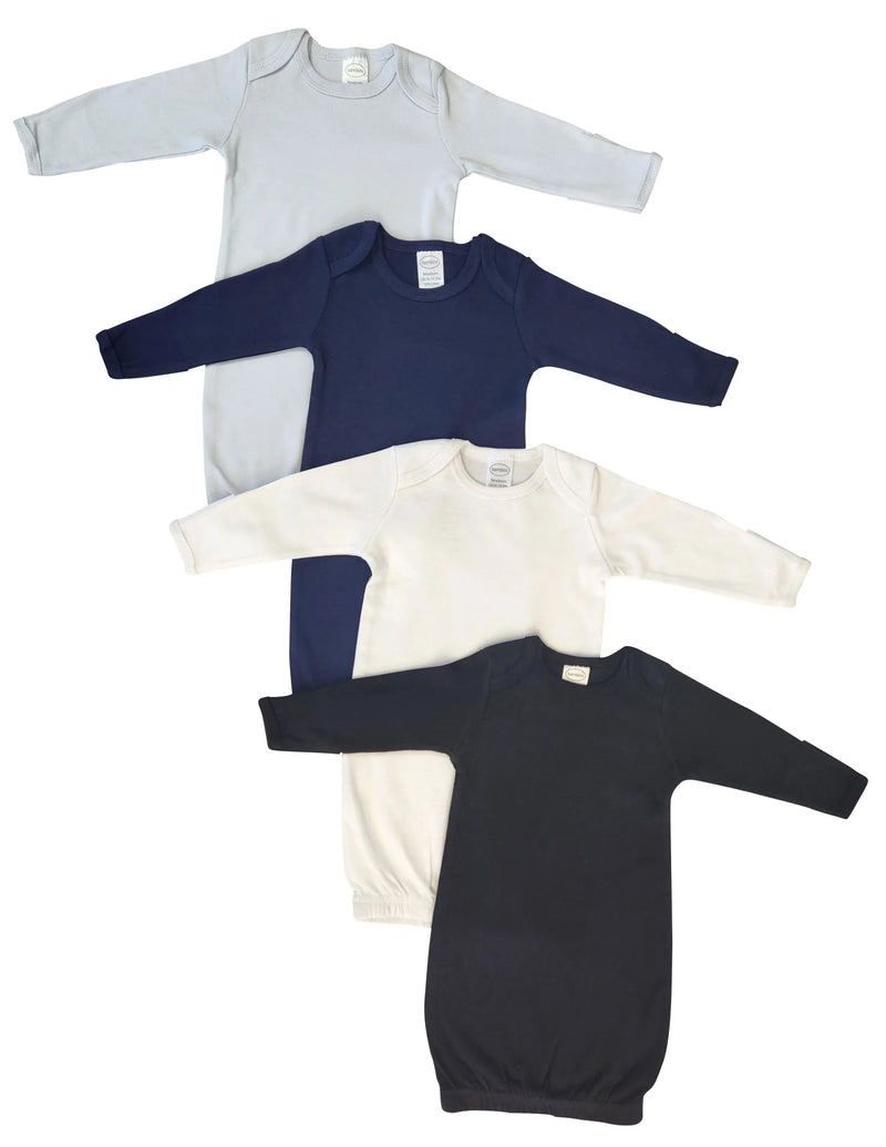 An image displaying Newborn Baby Boy 4 Piece Gown Set by Bambini