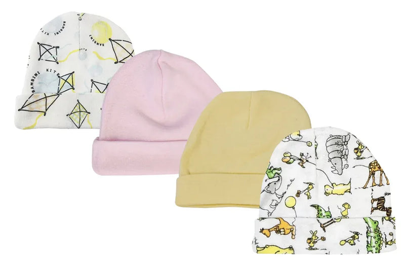 An image displaying Boys Girls Caps (pack Of 4) by Bambini
