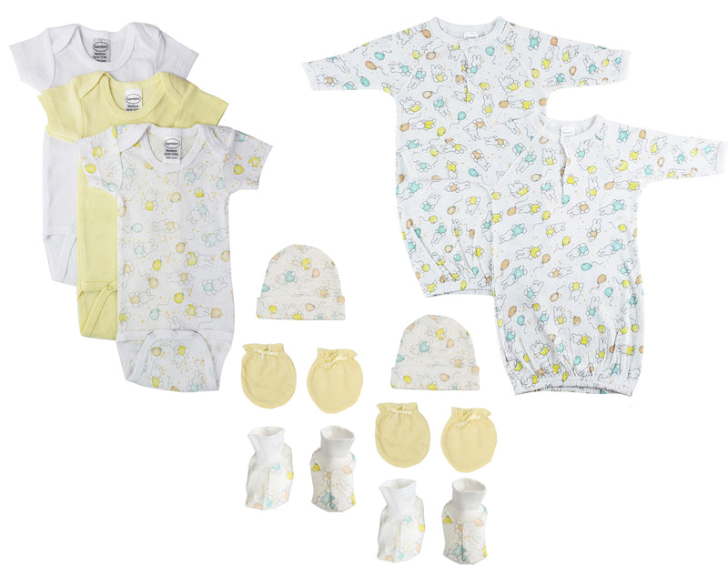 An image displaying Unisex Newborn Baby 11 Piece Sets by Bambini