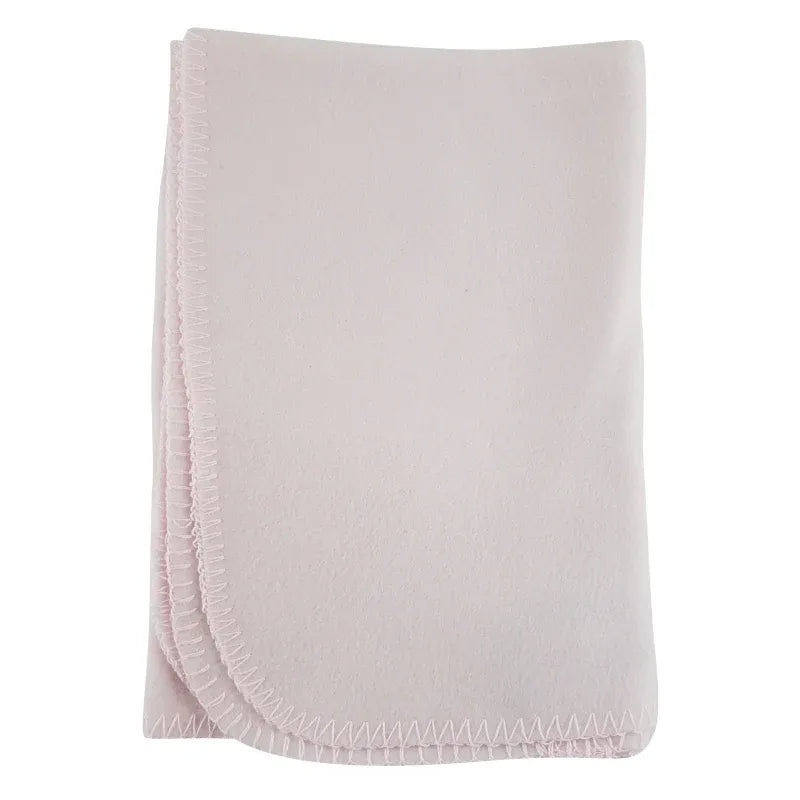 An image displaying Pink Polarfleece Blanket by Bambini