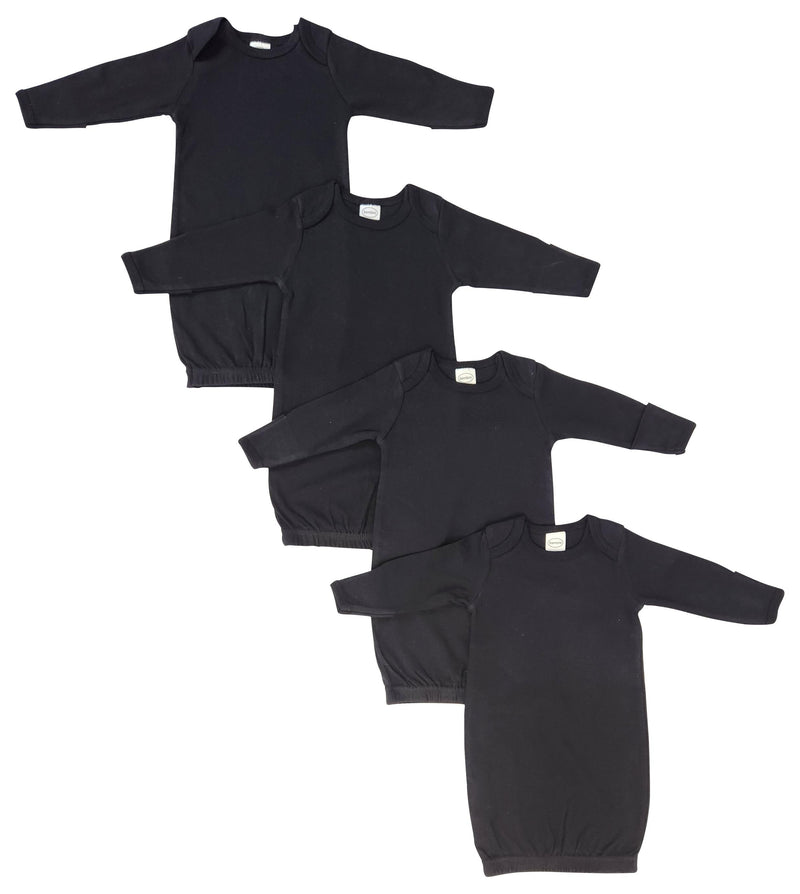 An image displaying Unisex Newborn Baby 4 Piece Gown Set by Bambini