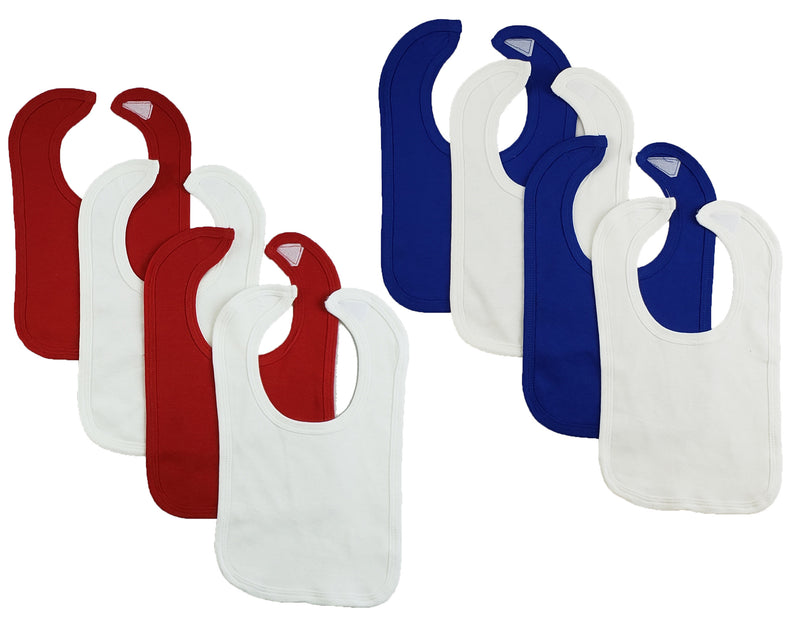 An image displaying 8 Baby Bibs by Bambini