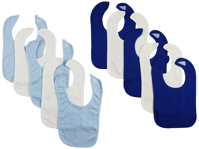 An image displaying 10 Baby Bibs by Bambini