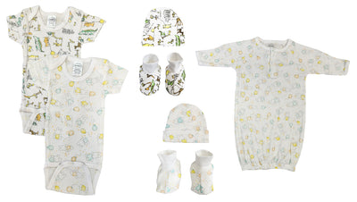 An image displaying Unisex Newborn Baby 7 Piece Sets by Bambini