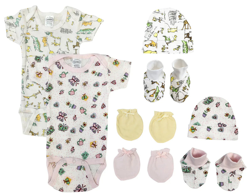 An image displaying Newborn Baby Girl 8 Piece Sets by Bambini