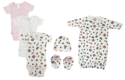 An image displaying Newborn Baby Girl 6 Piece Sets by Bambini