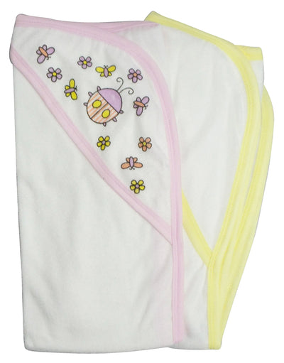 An image displaying Infant Hooded Bath Towel (pack Of 2) by Bambini