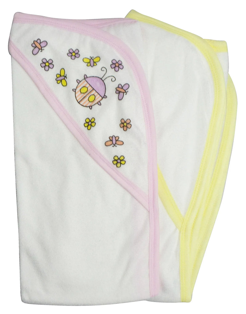 An image displaying Infant Hooded Bath Towel (pack Of 2) by Bambini
