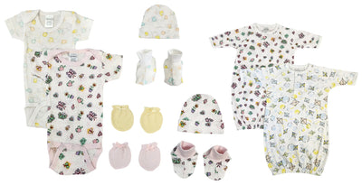 An image displaying Newborn Baby Girl 10 Piece Sets by Bambini