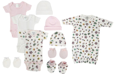 An image displaying Newborn Baby Girl 10 Piece Sets by Bambini