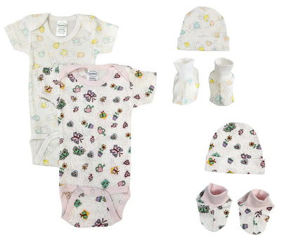 An image displaying Newborn Baby Girl 6 Piece Sets by Bambini