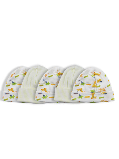 An image displaying Baby Cap (pack Of 5) by Bambini