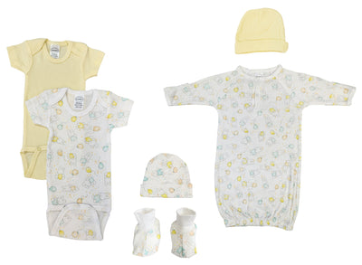 An image displaying Unisex Newborn Baby 7 Piece Sets by Bambini