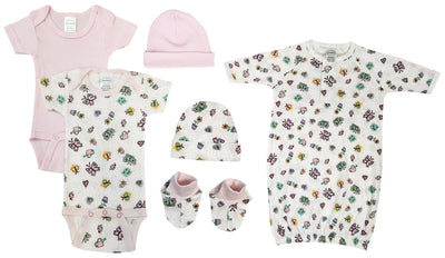 An image displaying Newborn Baby Girl 6 Piece Sets by Bambini