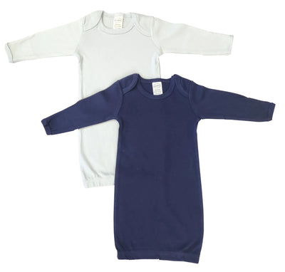 An image displaying Newborn Baby Boy 2 Piece Gown Set by Bambini