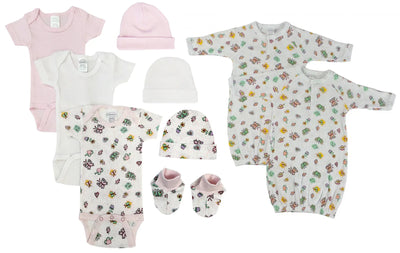 An image displaying Newborn Baby Girl 9 Piece Sets by Bambini