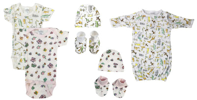 An image displaying Newborn Baby Girl 7 Piece Sets by Bambini