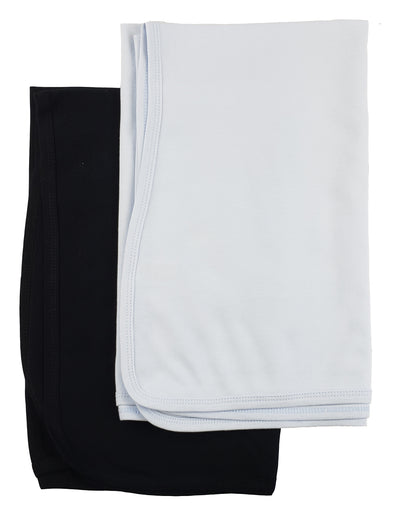 An image displaying 2 Receiving Blankets by Bambini