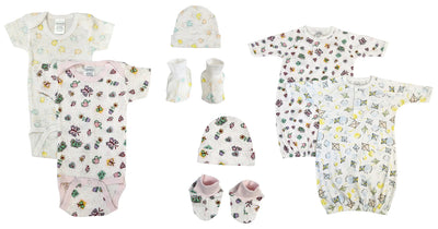 An image displaying Newborn Baby Girl 8 Piece Sets by Bambini
