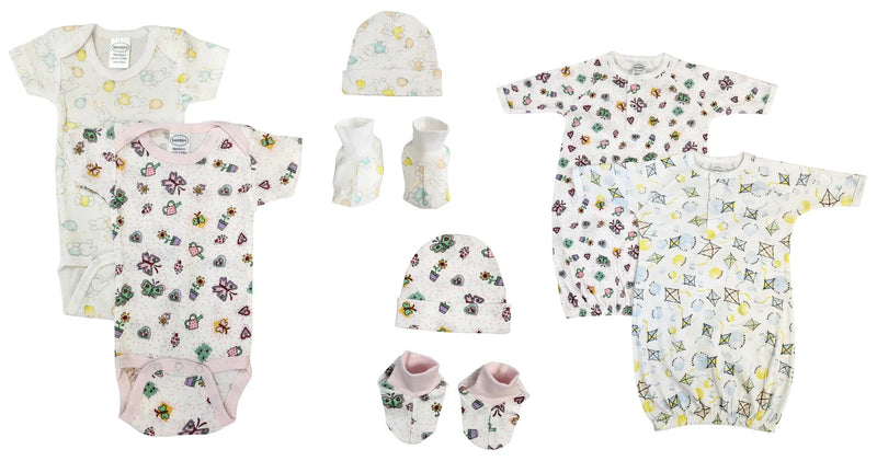 An image displaying Newborn Baby Girl 8 Piece Sets by Bambini