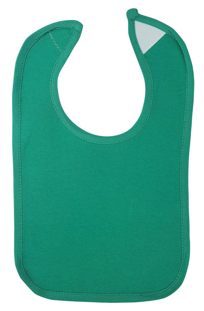 An image displaying Green Interlock Bib by Bambini
