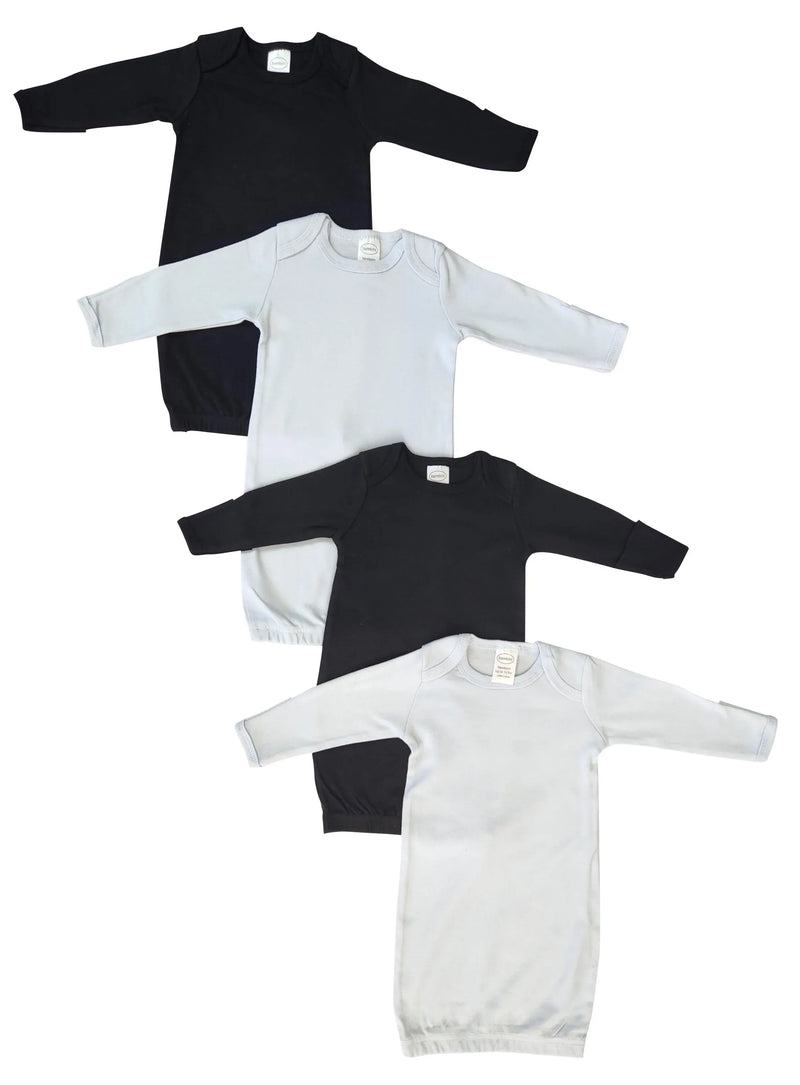 An image displaying Newborn Baby Boy 4 Piece Gown Set by Bambini