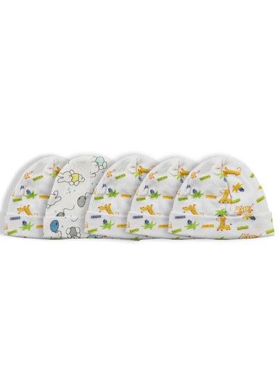 An image displaying Baby Cap (pack Of 5) by Bambini