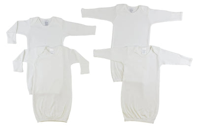 An image displaying Infant Gowns - 4 Pack by Bambini