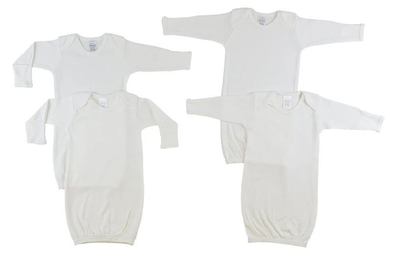 An image displaying Infant Gowns - 4 Pack by Bambini