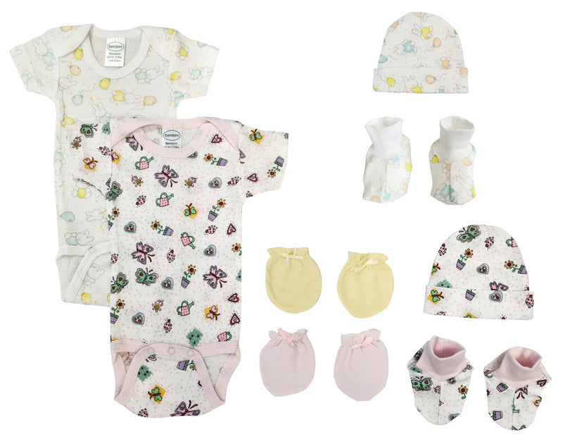 An image displaying Newborn Baby Girl 8 Piece Sets by Bambini