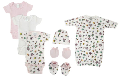 An image displaying Newborn Baby Girl 7 Piece Sets by Bambini