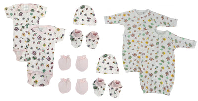 An image displaying Newborn Baby Girl 10 Piece Sets by Bambini