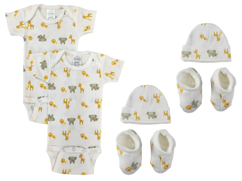 An image displaying Unisex Newborn Baby 6 Piece Sets by Bambini