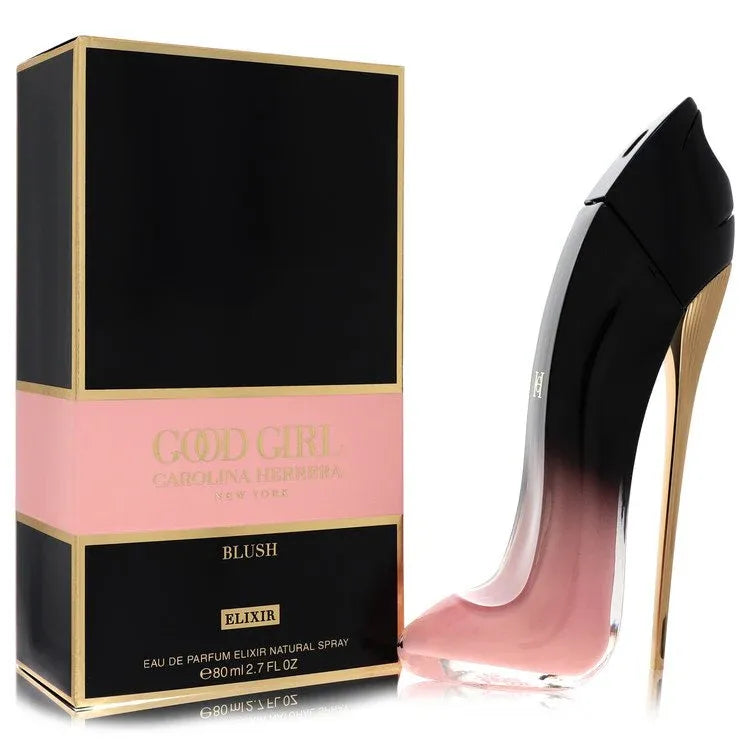 An image displaying Good Girl Blush Elixir by Carolina Herrera Eau De Parfum Spray 2.7 oz for Women by Carolina Herrera