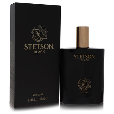 An image displaying Stetson Black by Coty Cologne Spray 3.4 oz for Men by Coty
