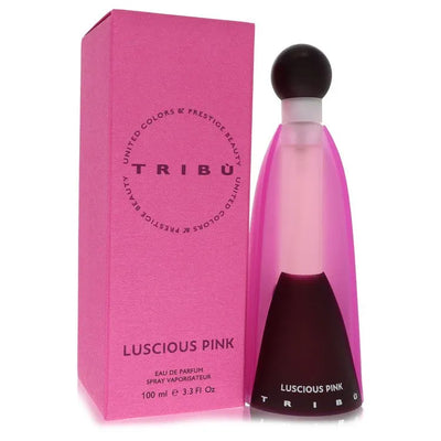 An image displaying Tribu Luscious Pink by Benetton Eau De Parfum Spray 3.3 oz for Women by Benetton