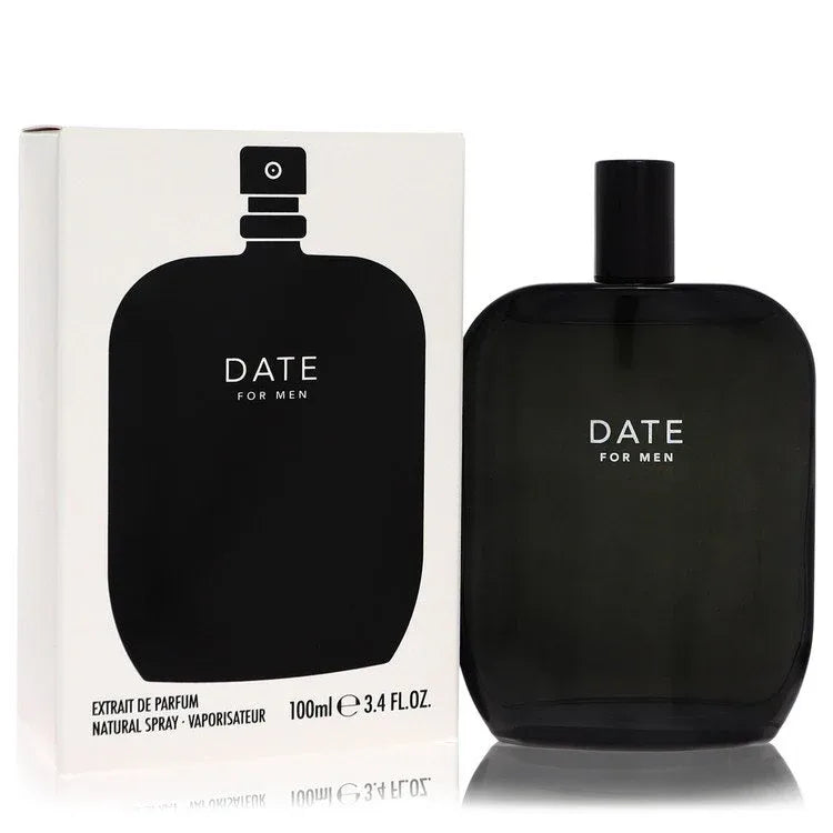 An image displaying Fragrance One Date by Fragrance One Extrait De Parfum Spray 3.4 oz for Men by Fragrance One