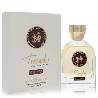 An image displaying Dumont Tresador Celestia by Dumont Paris Eau De Parfum Spray 3.4 oz for Men by Dumont Paris
