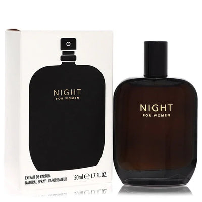 An image displaying Fragrance One Night by Fragrance One Extrait De Parfum Spray 1.7 oz for Women by Fragrance One