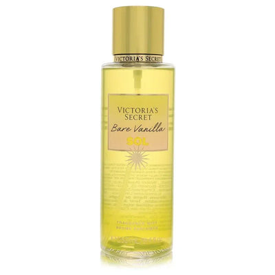 An image displaying Victoria's Secret Bare Vanilla Sol by Victoria's Secret Fragrance Mist Spray 8.4 oz for Women by Victoria's Secret