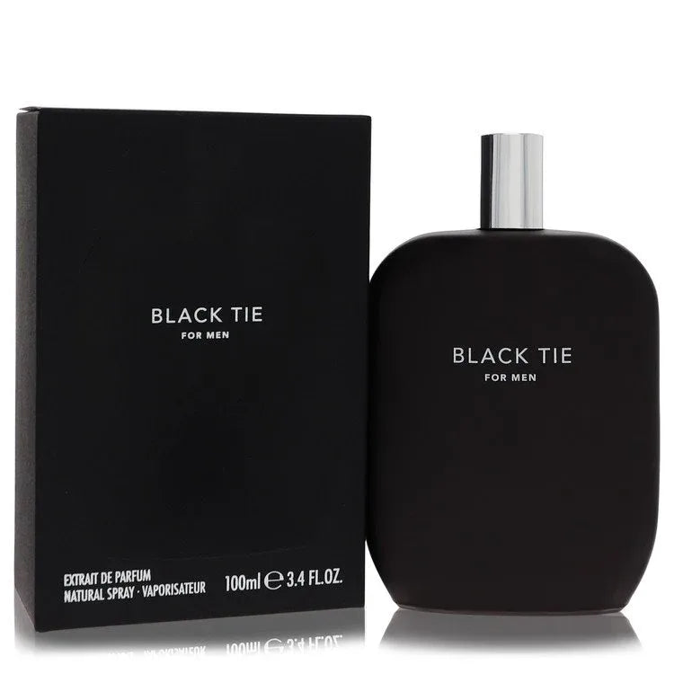 An image displaying Fragrance One Black Tie by Fragrance One Extrait De Parfum Spray 3.4 oz for Men by Fragrance One